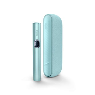 Breeze Blue IQOS ILUMA i device and its charger